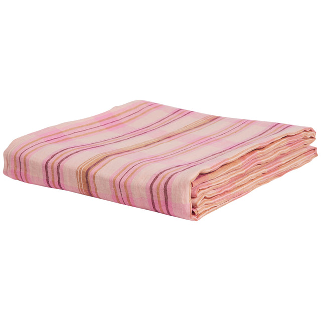 Nicolette Linen Sheets - Poudre Flat Sheet / Single