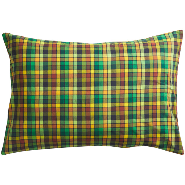 Stela Cotton Pillowcase Set - Spring Green Standard