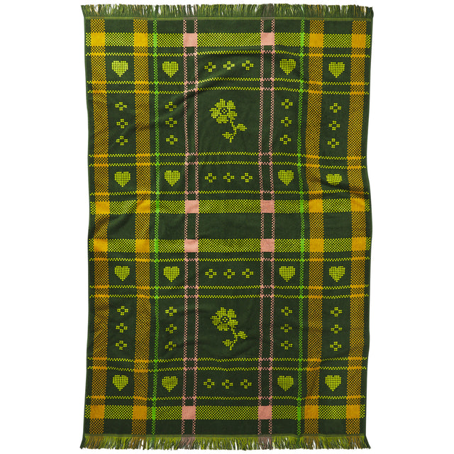 Josephine Bath Sheet - Hunter Green