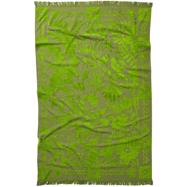 Indiana Bath Sheet - Cactus Green
