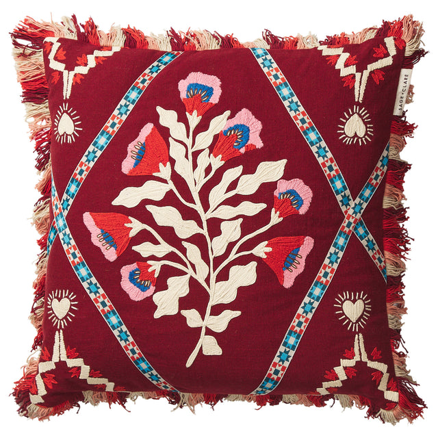 Quinn Embroidered Cushion Feather Insert