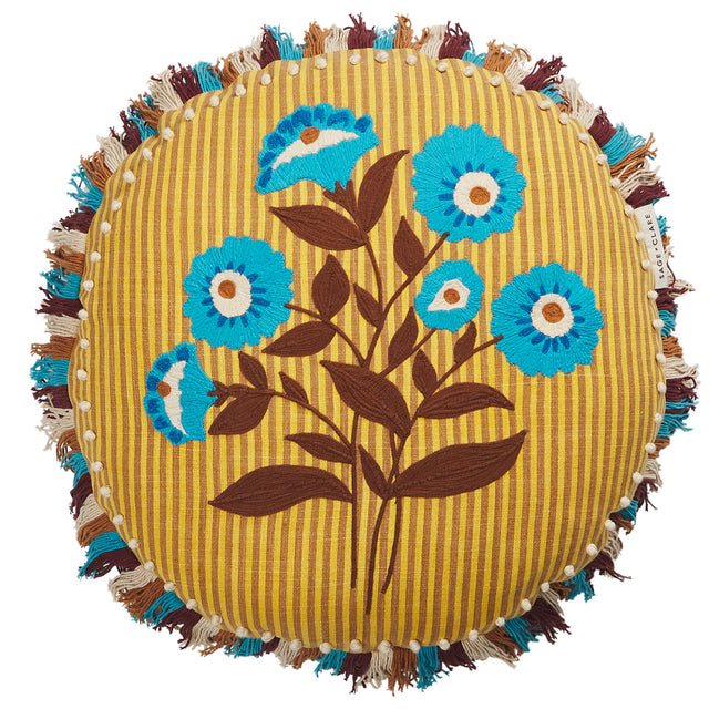 Layla Embroidered Cushion Feather Insert