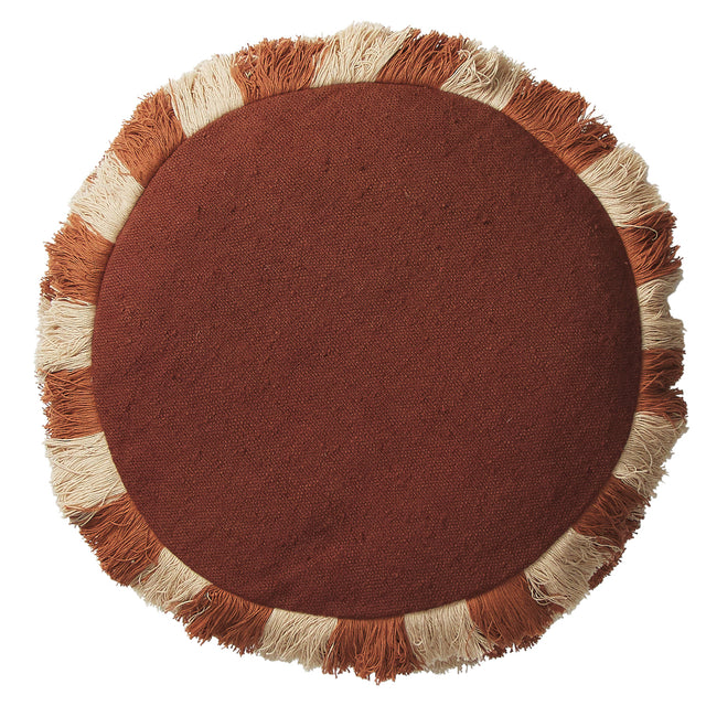 Reese Round Cushion - Umber Feather Insert