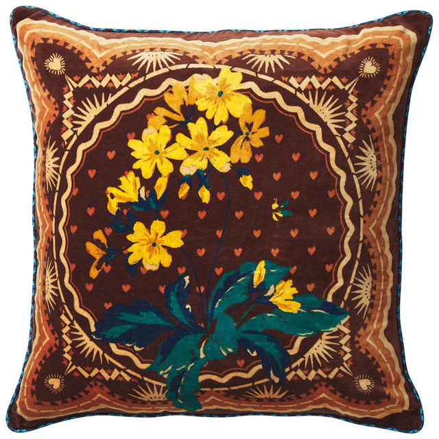 Marnie Velvet Cushion - Umber Feather Insert