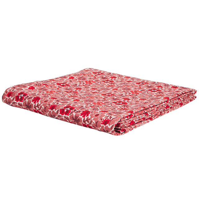 Magnolia Cotton Sheets - Poppy Fitted Sheet / Cot