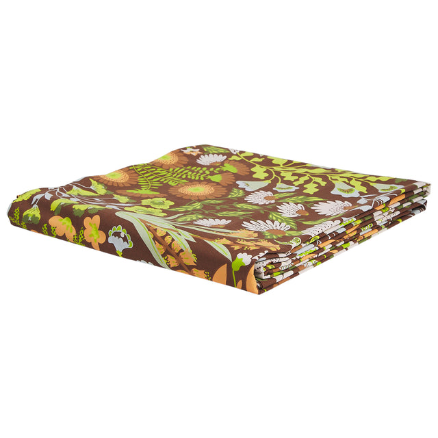 Sloane Cotton Sheets - Umber Fitted Sheet / Cot