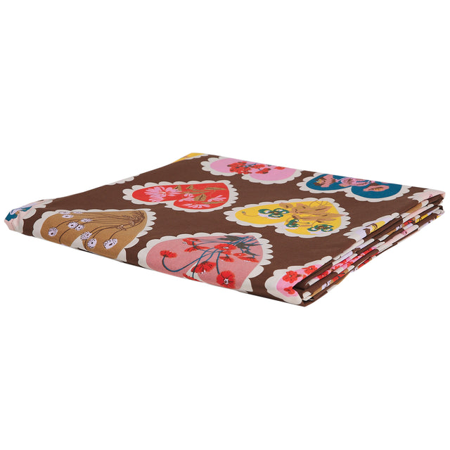Loretta Cotton Sheets - Umber Fitted Sheet / Queen