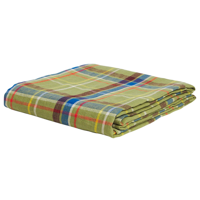 Frances Linen Sheets - Moss Fitted Sheet / Queen
