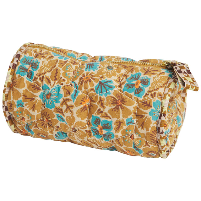 Magnolia Makeup Bag - Turquoise