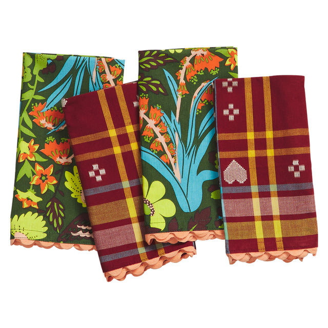 Josephine Cotton Napkin Set - Sienna