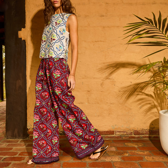 Norali Wide Leg Pant - Sienna 6