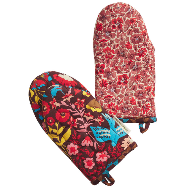 Magnolia Oven Mitt Set