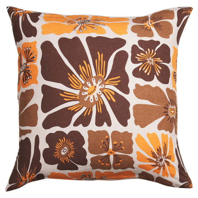 Jolene Linen Euro Pillowcase Set - Ecru