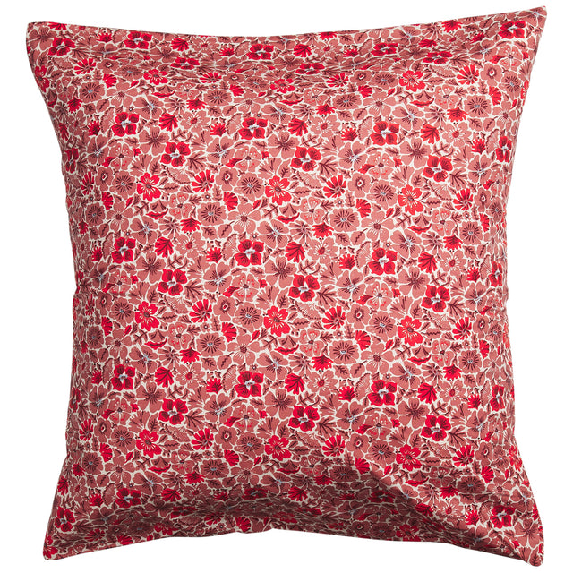 Magnolia Cotton Euro Pillowcase Set - Poppy