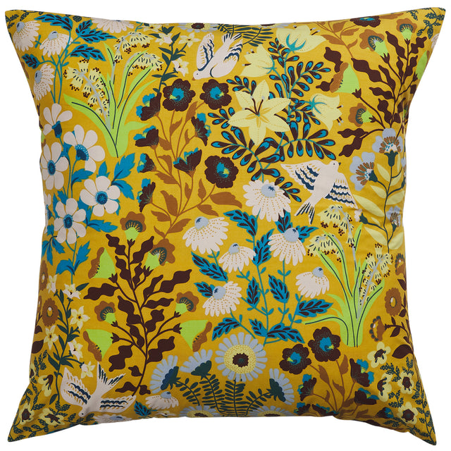 Sloane Cotton Euro Pillowcase Set - Ochre