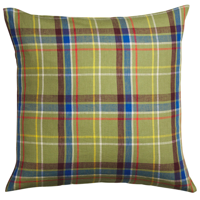Frances Linen Euro Pillowcase Set - Moss