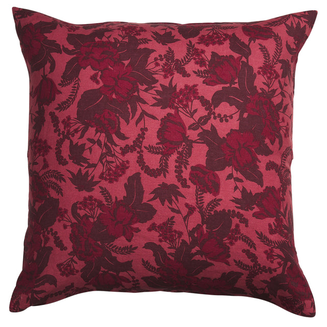 Sierra Linen Euro Pillowcase Set - Terracotta