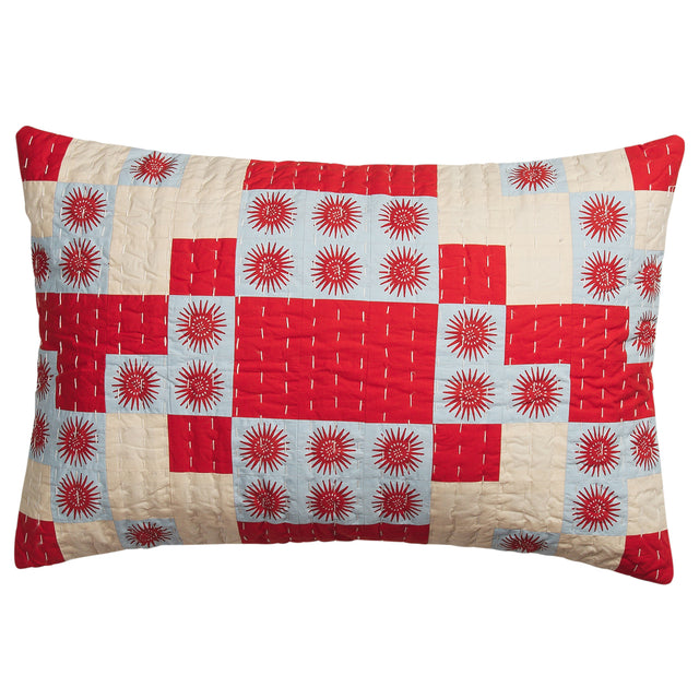Abilene Patchwork Sham - Poppy