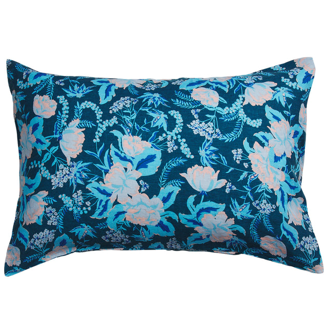 Sierra Linen Pillowcase Set - Sodalite Standard