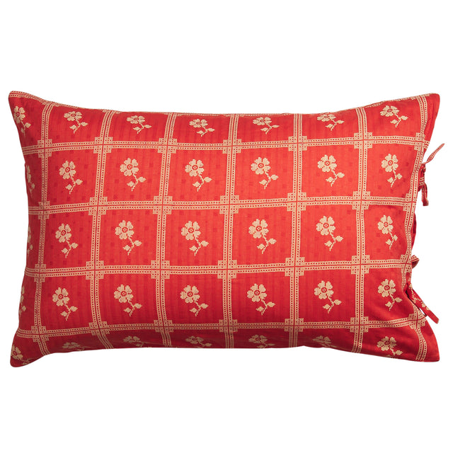 Bonny Cotton Pillowcase Set - Poppy Standard