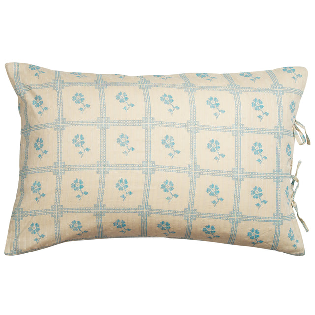 Bonny Cotton Pillowcase Set - Turquoise Standard