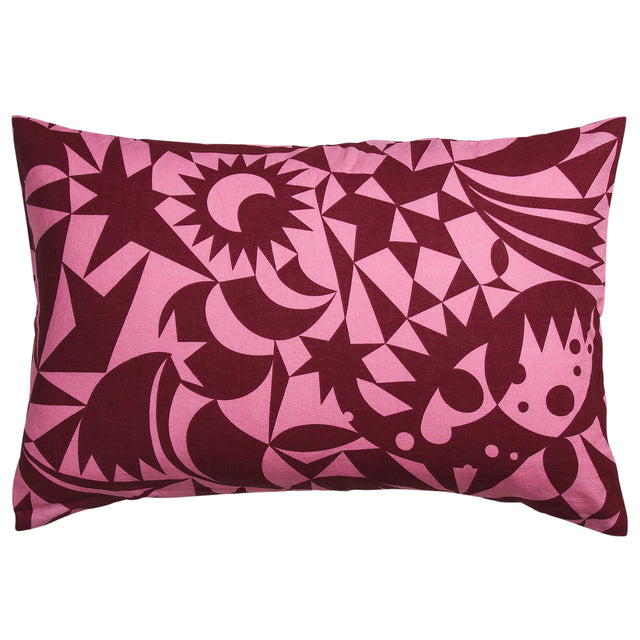 Nora Linen Pillowcase Set - Dahlia Standard