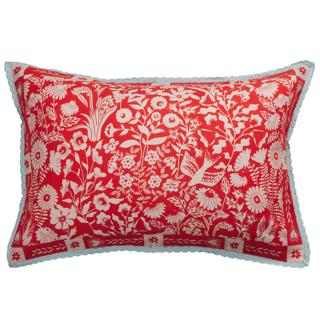 Indiana Linen Pillowcase Set - Poppy Standard