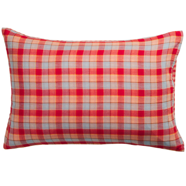 Otis Cotton Pillowcase Set - Poppy