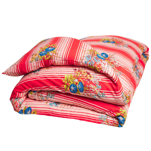 Dempsey Linen Quilt Cover - Poppy Queen