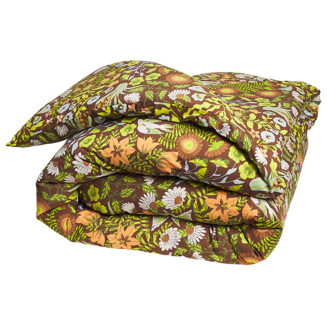 Sloane Cotton Quilt Cover - Umber Single