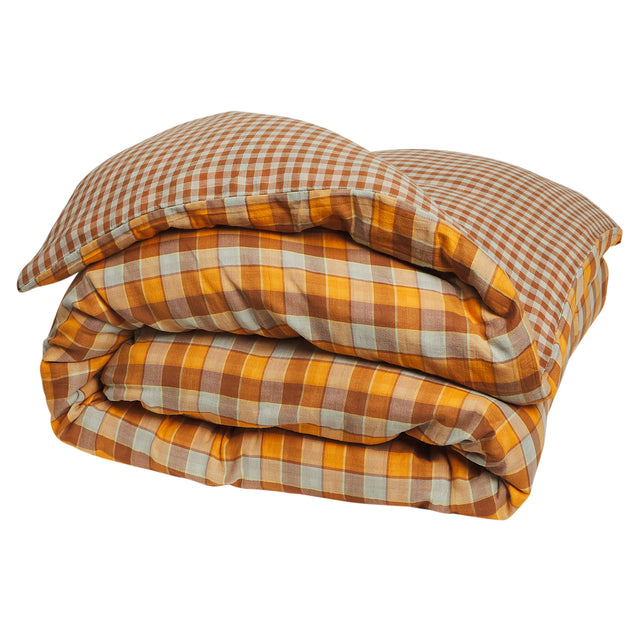 Otis Cotton Quilt Cover - Citrine Single