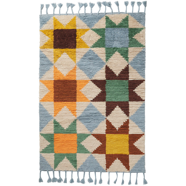 Daisy Tufted Rug - Calcite Blue