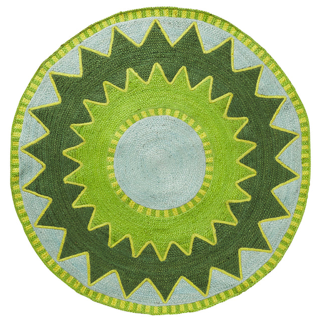 Maeve Jute Rug - Hunter Green