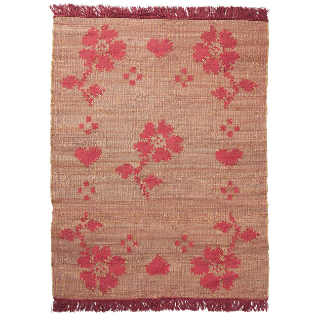 Ardenna Jute Rug - poppy 150 x 210 cm