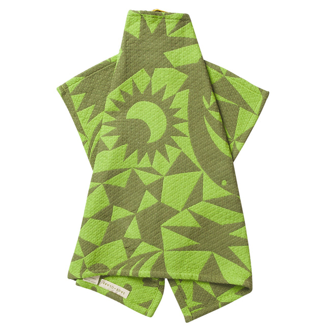 Nora Tea Tea Towel - Cactus Green