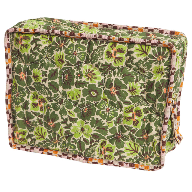 Magnolia Vanity Bag - Cactus Green