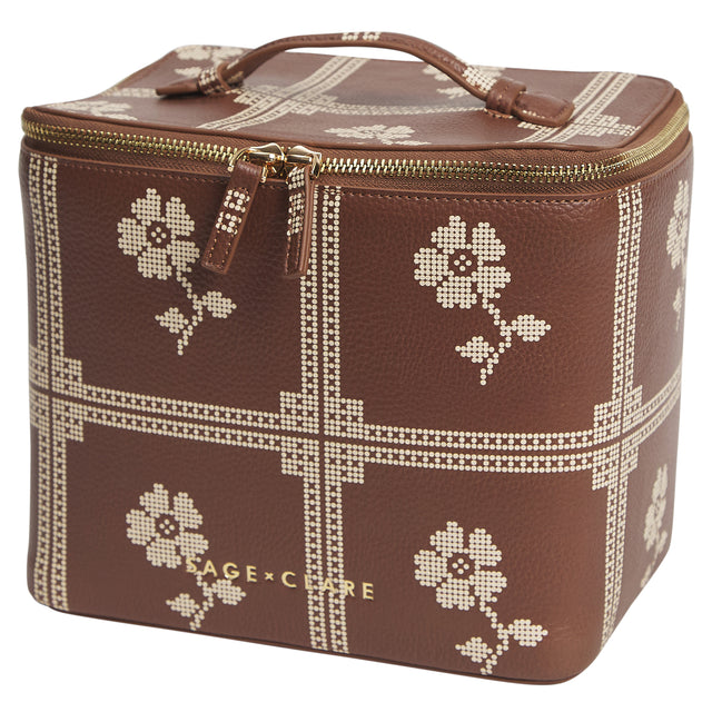 Bonny Medium Vanity Case - Umber