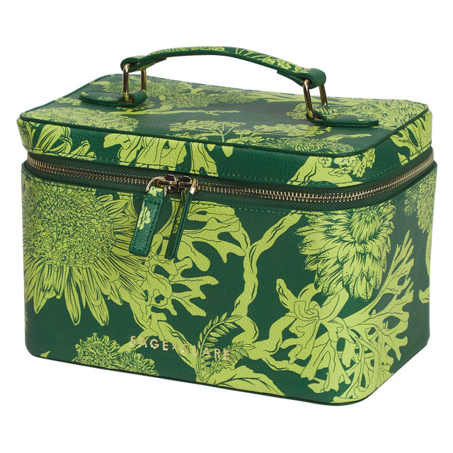 Delphine Large Vanity Case - Anise