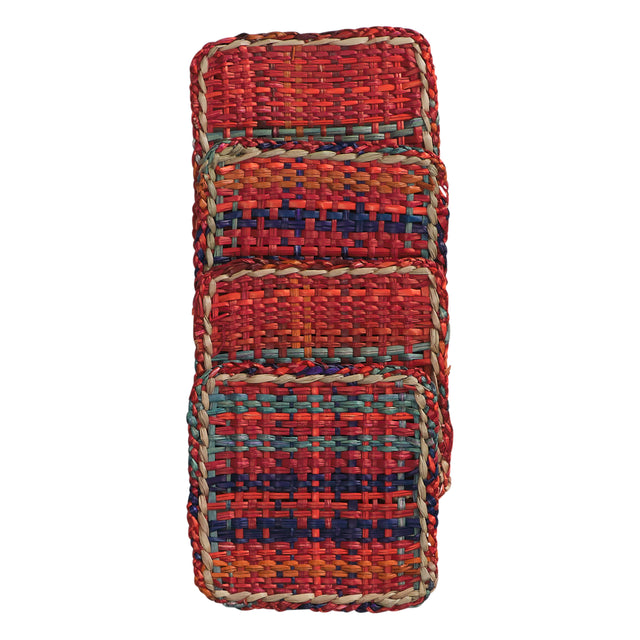 Isla Coaster Set - Crimson