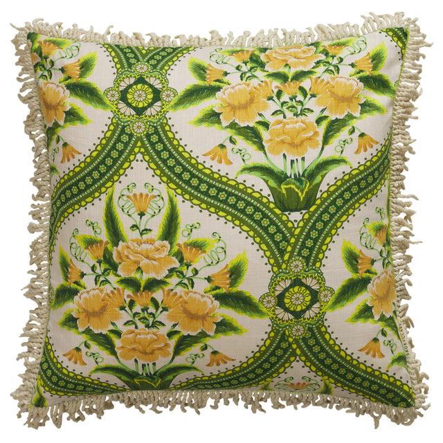 Margaret Fringe Cushion - La Palma Feather Insert