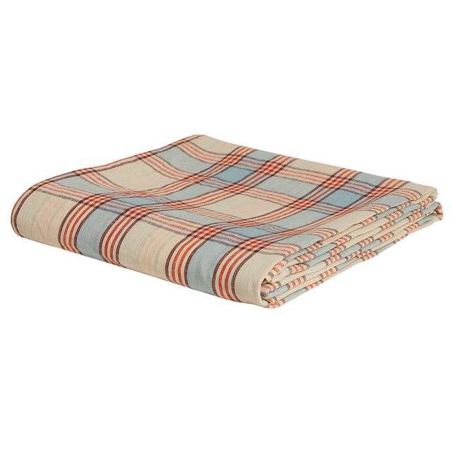 Isla Linen Sheets - Cerulean Fitted Sheet / Double