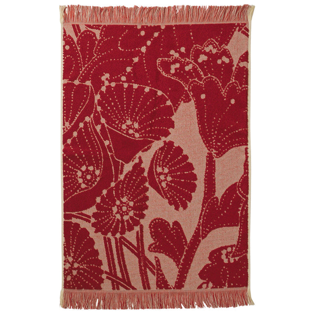 Lucia Hand Towel - Crimson
