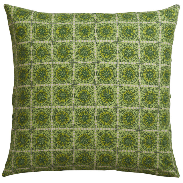 Gabriella Cotton Euro Pillowcase Set - Key Lime