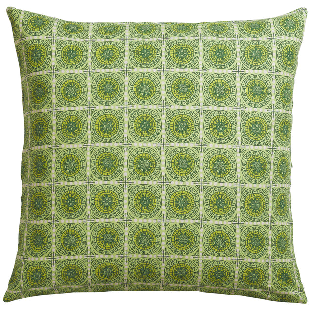 Gabriella Cotton Euro Pillowcase Set - Key Lime
