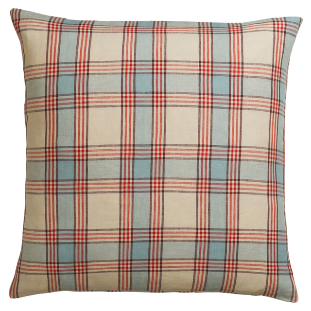 Isla Linen Euro Pillowcase Set - Cerulean