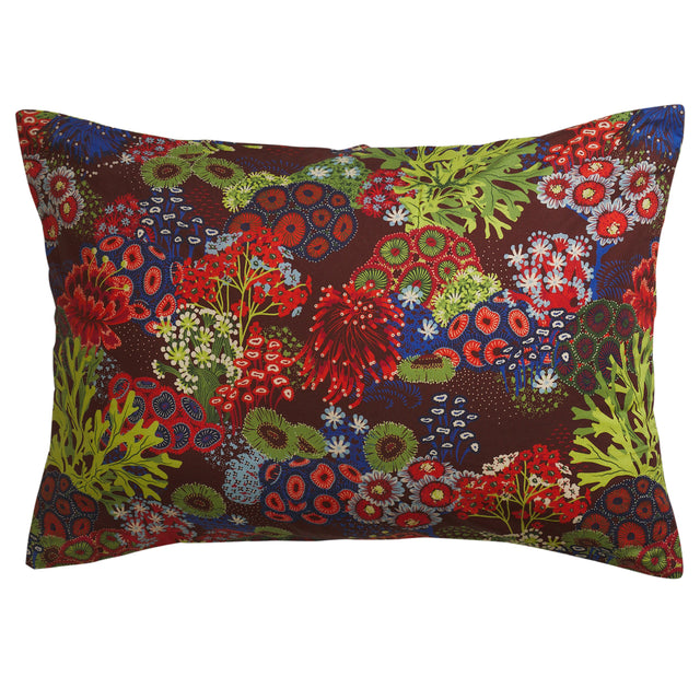 Cora Cotton Pillowcase Set - Garnet Standard