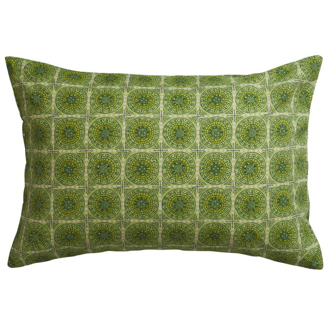 Gabriella Cotton Pillowcase Set - Key Lime Standard