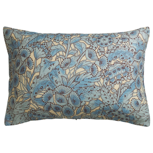 Lucia Linen Pillowcase Set - Cerulean Standard