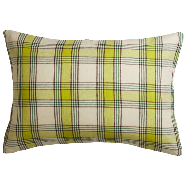 Isla Linen Pillowcase Set - Anise Standard