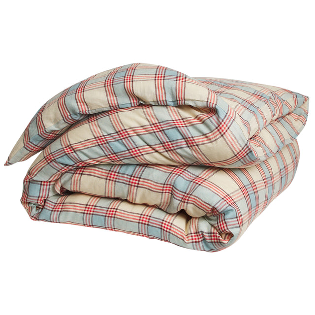 Isla Linen Quilt Cover - Cerulean King Single/Double